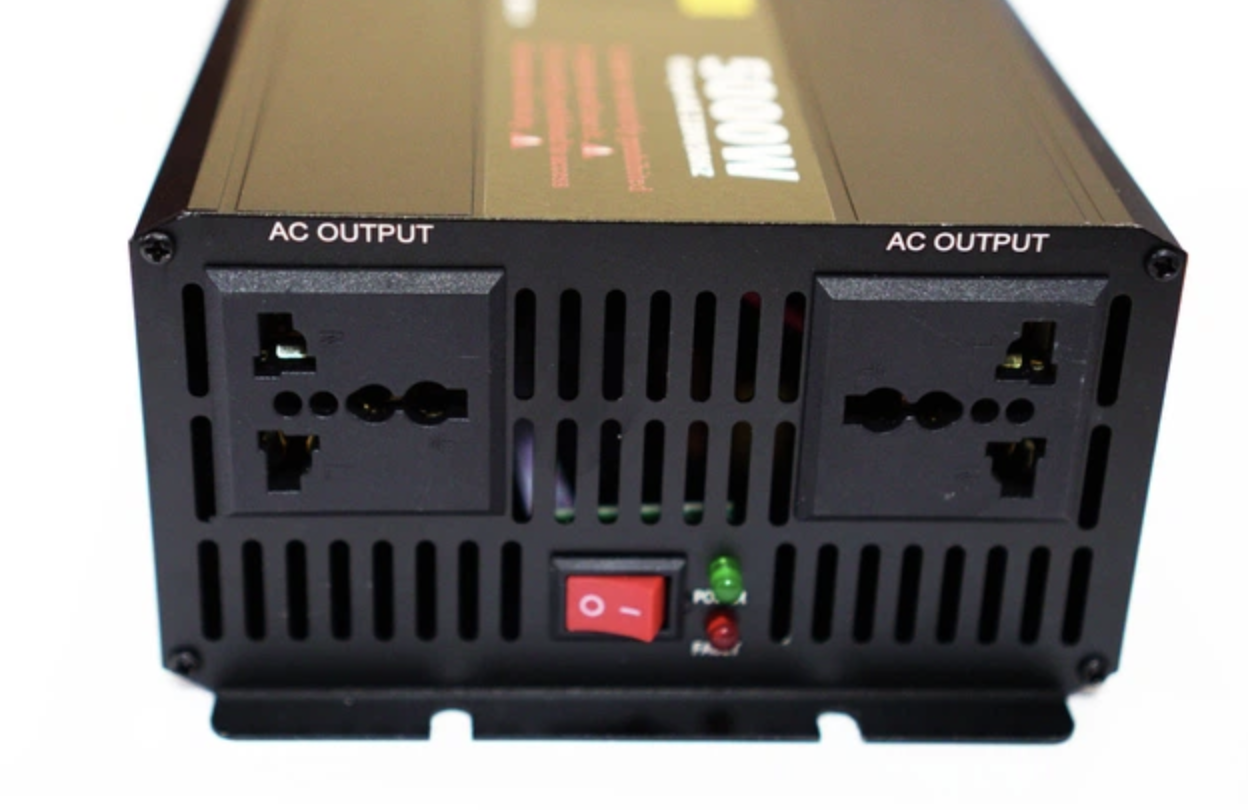 Перетворювач напруги Eryuan 12V → 220V 5000W з LCD і вольтметром — фото 6