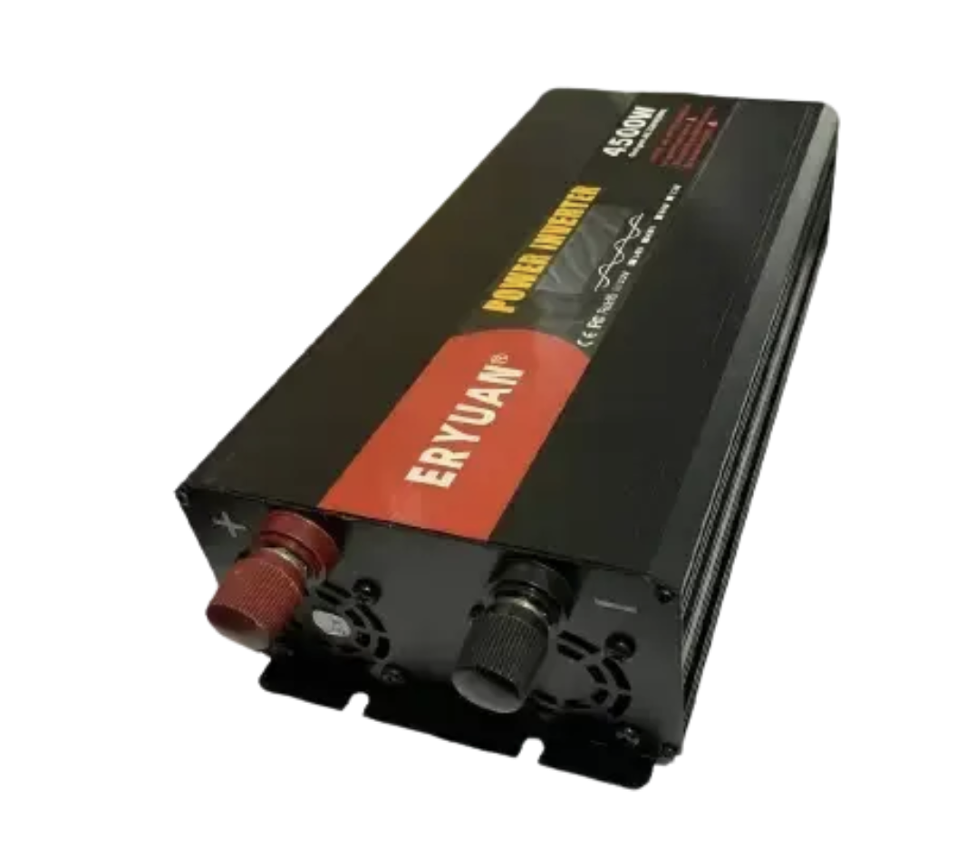 Перетворювач напруги AGM 12V → 220V 4500W чиста синусоїда з LCD-дисплеєм — фото 3