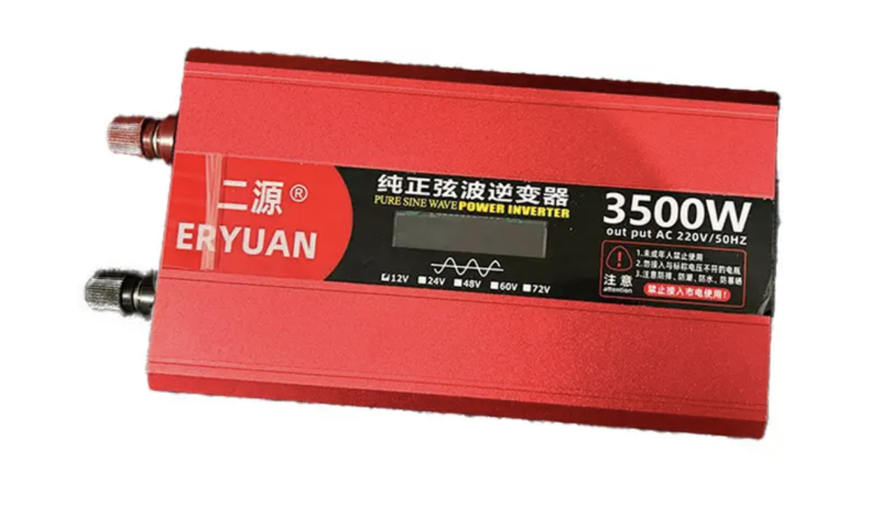 Інвертор для автомобільних акумуляторів ERYUAN 12V → 220V 3500W — фото 4