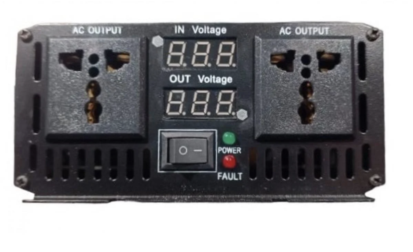 Інвертор для автомобільних акумуляторів ERYUAN 12V → 220V 3500W — фото 2