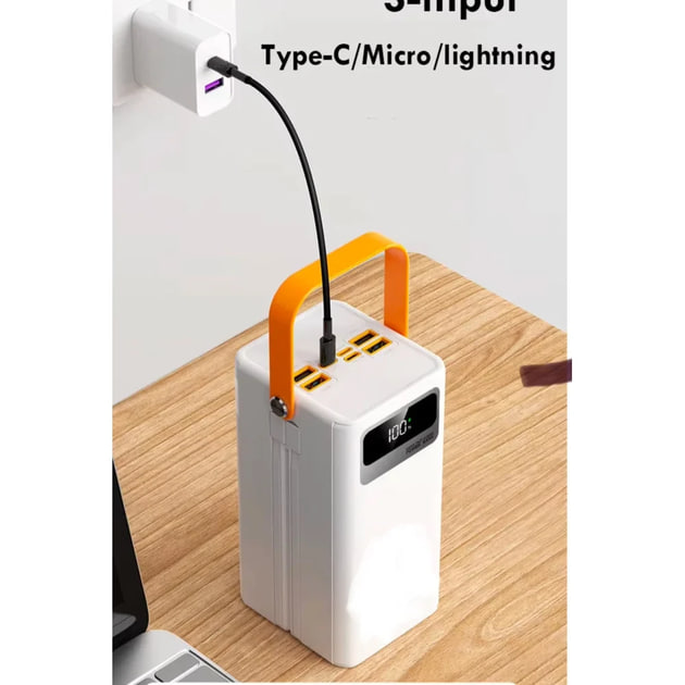 Повербанк DBT35A, 100 000 мА·ч, быстрая зарядка, USB и USB-C — фото 5