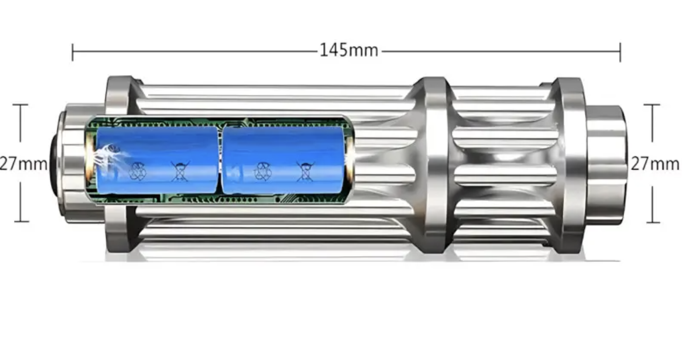 Лазер Laser B017 з п'ятьма насадками в кейсі — фото 6