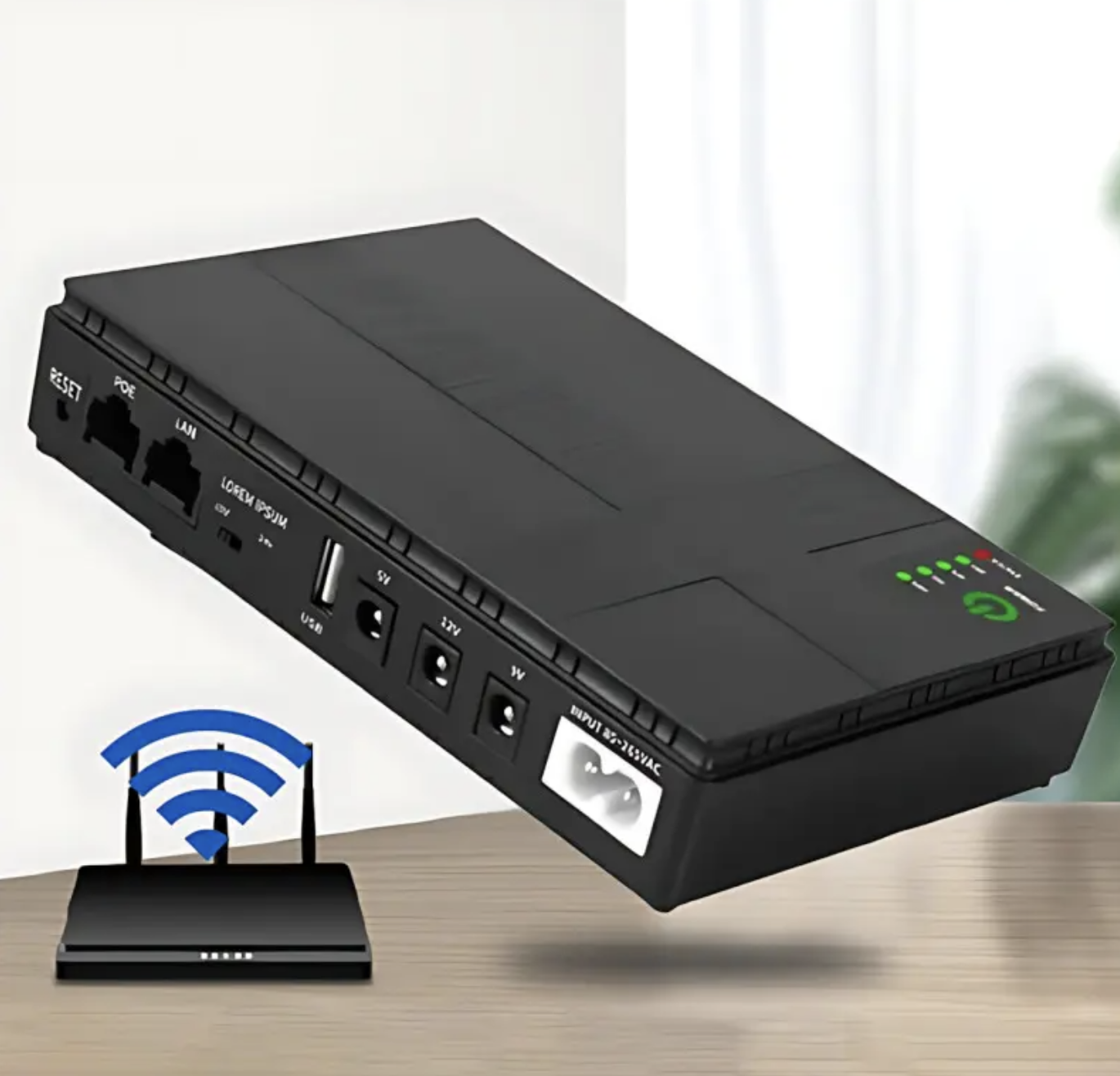 Джерело безперебійного живлення для роутера DC UPS DC1018P 18W 10400mAh — фото 5