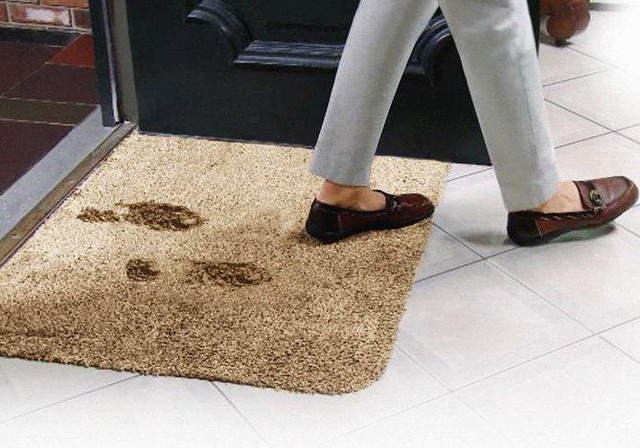 Килимок для взуття Clean Step Mat Супервбираючий придверний килимок для підлоги, 70*45см