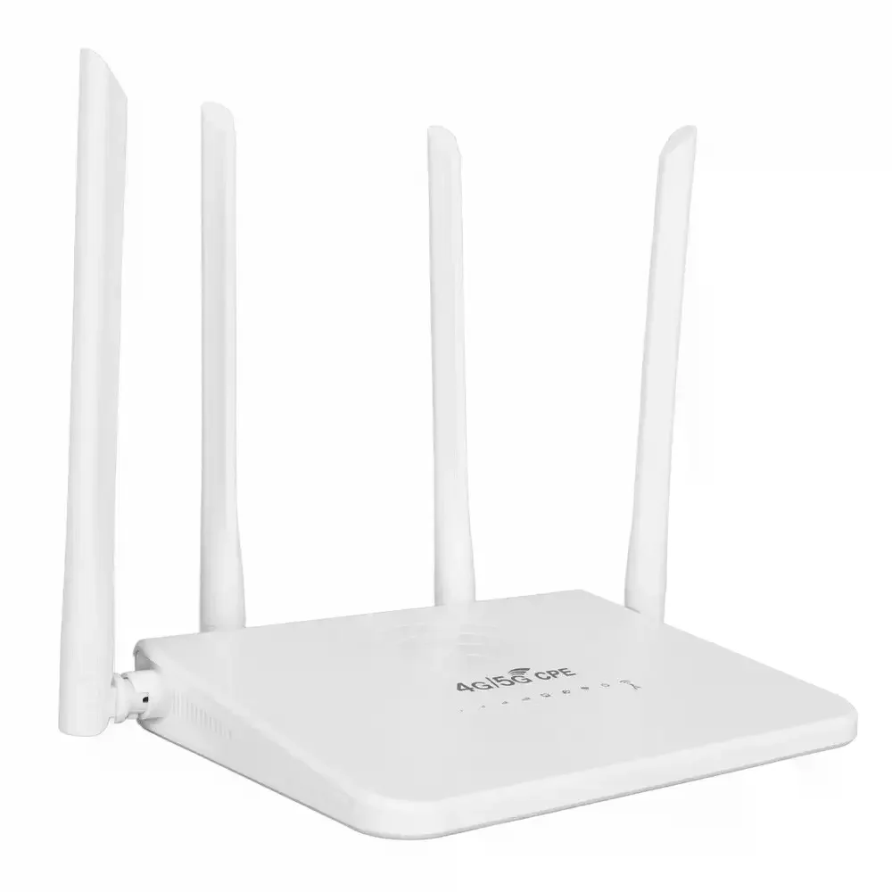 Роутер R103 (1023) 4G/5G із SIM-карткою • Стаціонарний Wi-Fi роутер R103 (1023) з підтримкою Wi-Fi 6, слотом Nano-SIM, портами WAN/LAN і швидкістю до 300 Мбіт/с