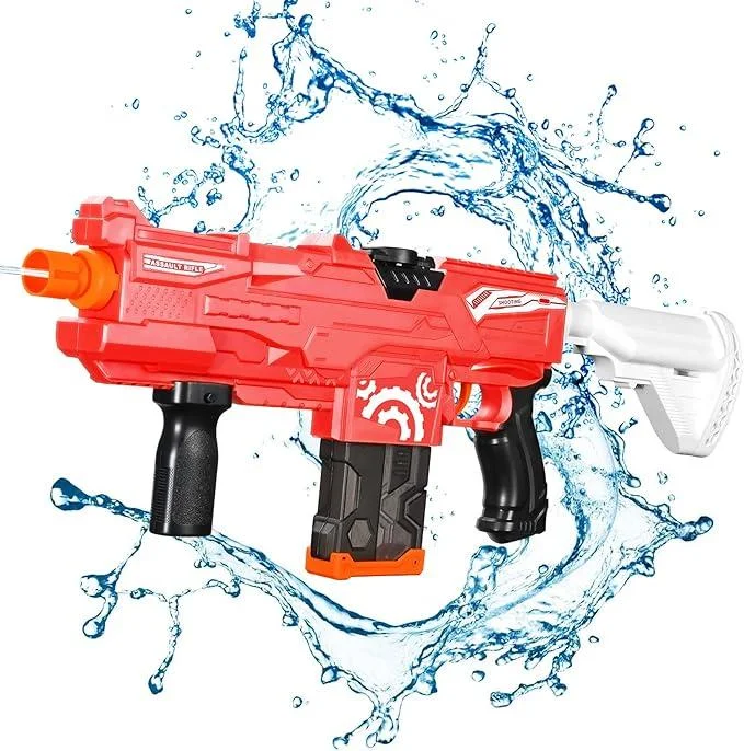 Водяний автомат дитячий Water Gun • Акумуляторний бластер з автоматичним набором води для літніх ігор на свіжому повітрі